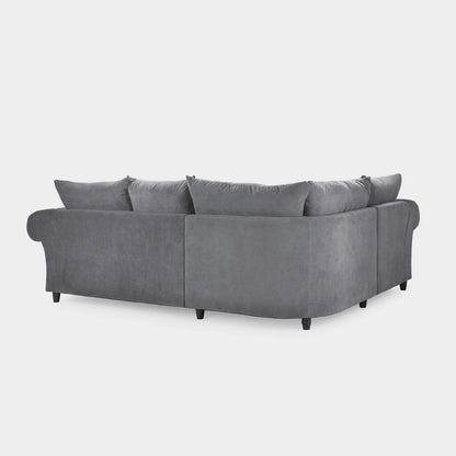 Windsor Fullback Sofa Grey Left Hand Facing Corner