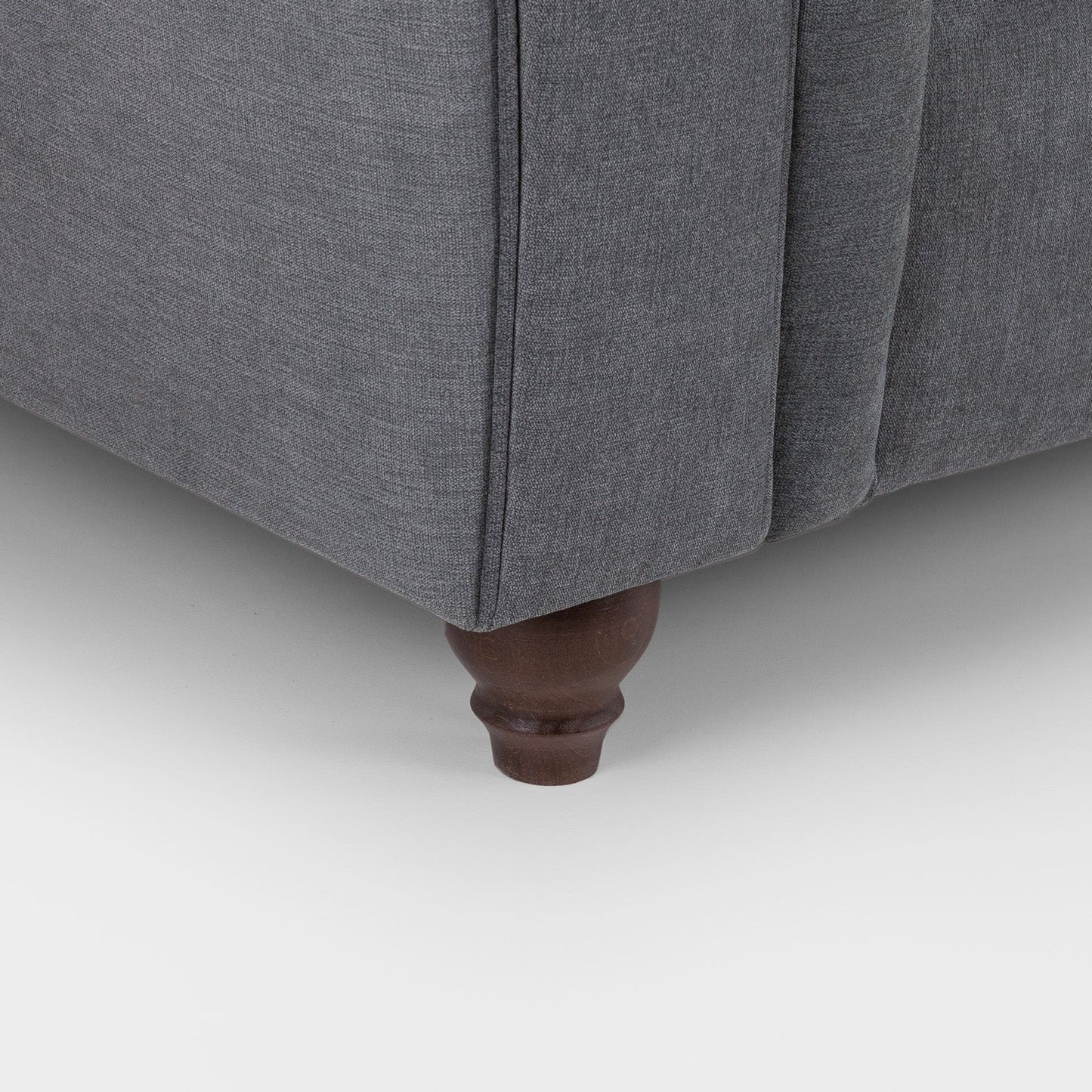 Windsor Fullback Sofa Grey Right Hand Facing Corner