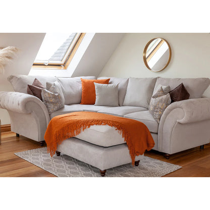 Windsor Fullback Sofa Stone Right Hand Facing Corner