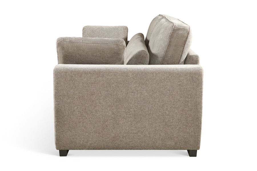 Alfie Beige Chenille Fabric 3 Seater Sofabed