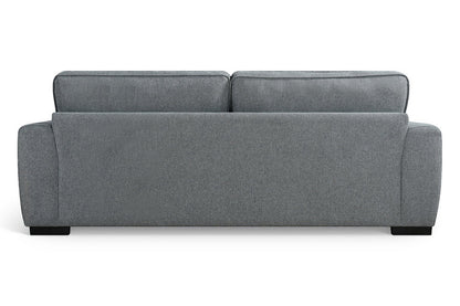 Alfie Dark Grey Chenille Fabric 3 Seater Sofabed