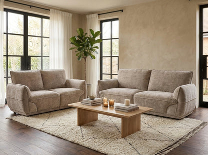 Angelo Beige 3+2+1 Seater Sofa Set
