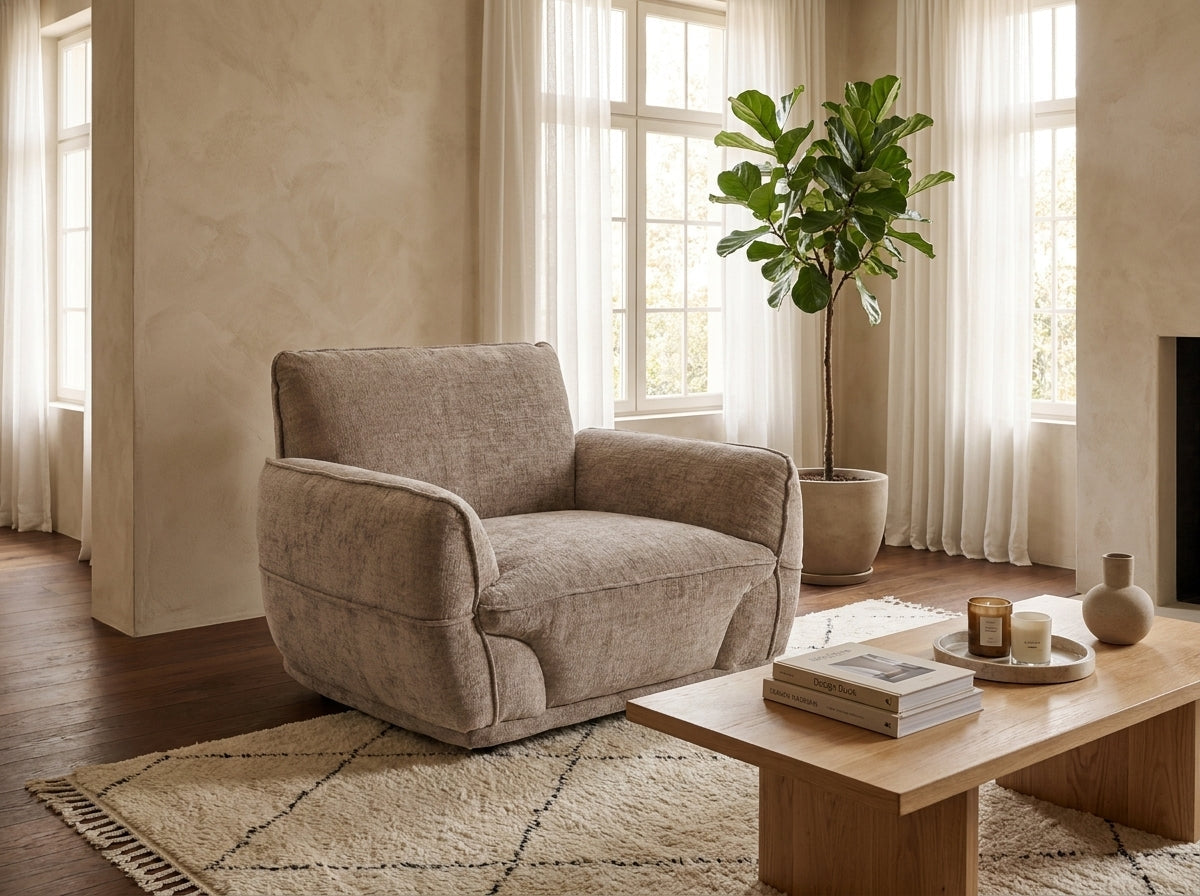 Angelo Beige Sofa Armchair