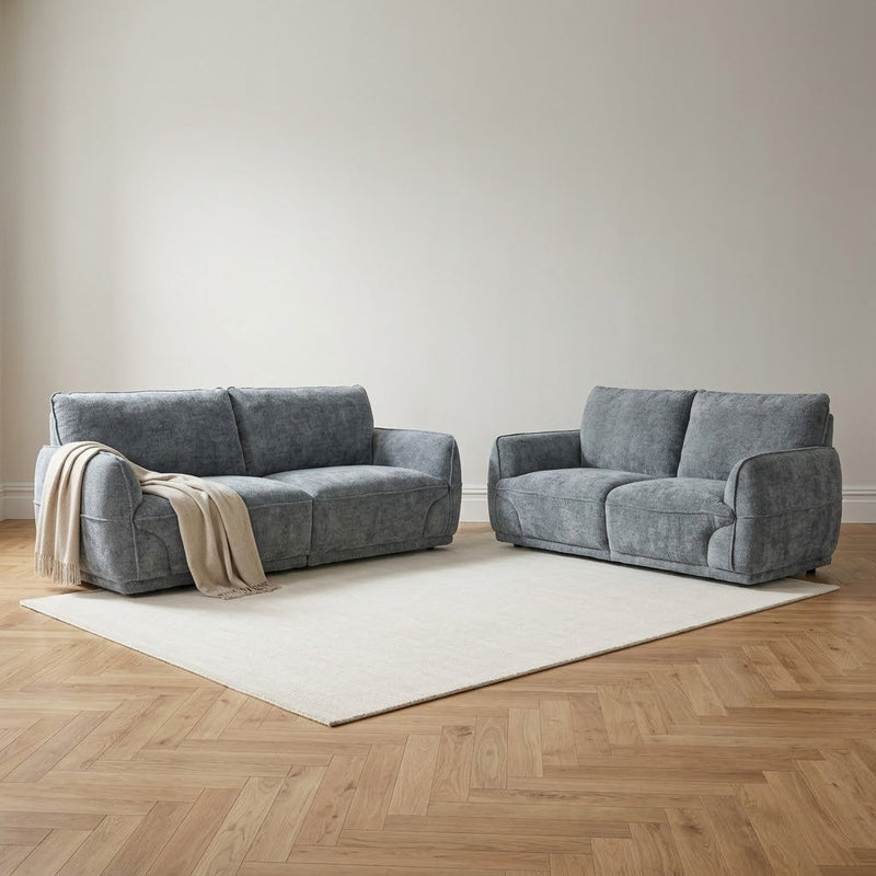 Angelo Grey 3+2 Seater Sofa Set
