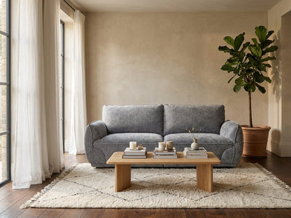 Angelo Grey 3 Seater Sofa