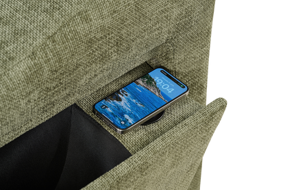 Arthur Green  Chenille Fabric Corner Sofabed with Storage