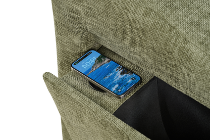 Arthur Green  Chenille Fabric Corner Sofabed with Storage