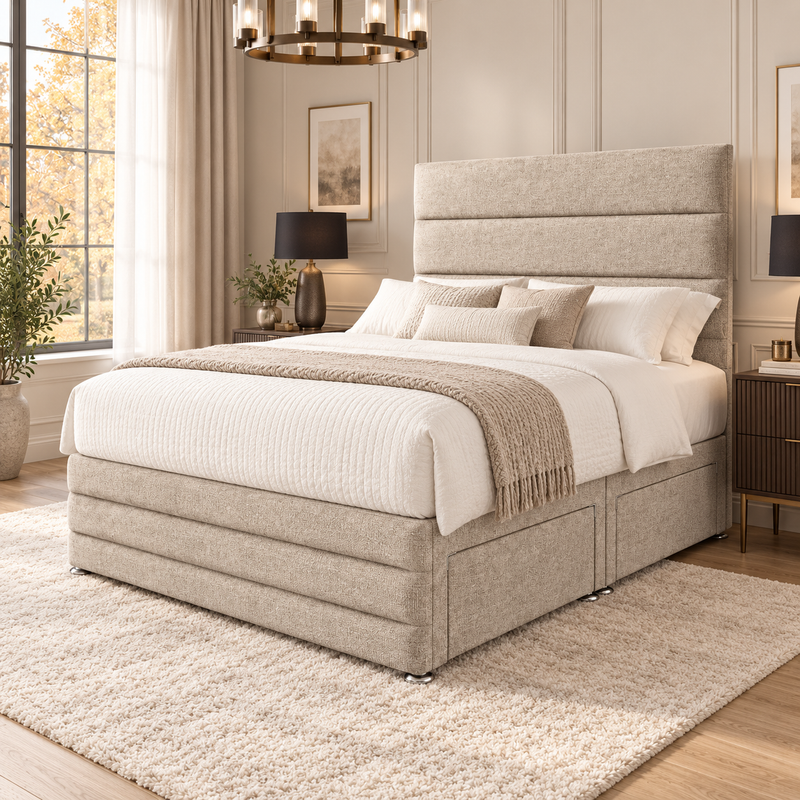 Aurelia Horizontal Panel Divan Bed