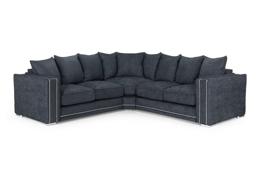 Bentley Charcoal Large Corner Sofa