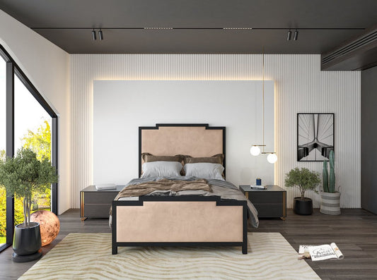 Brixton Luxury Metal Frame Bed