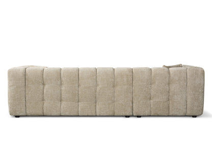 Bubble Corner Sofa – Beige Chenille – left-hand detail view 6