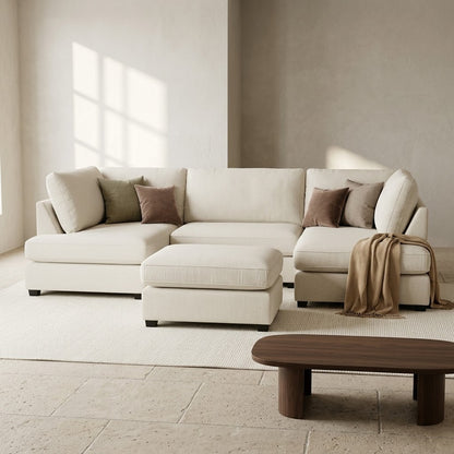 Carnaby Sofa Beige U Shape Corner