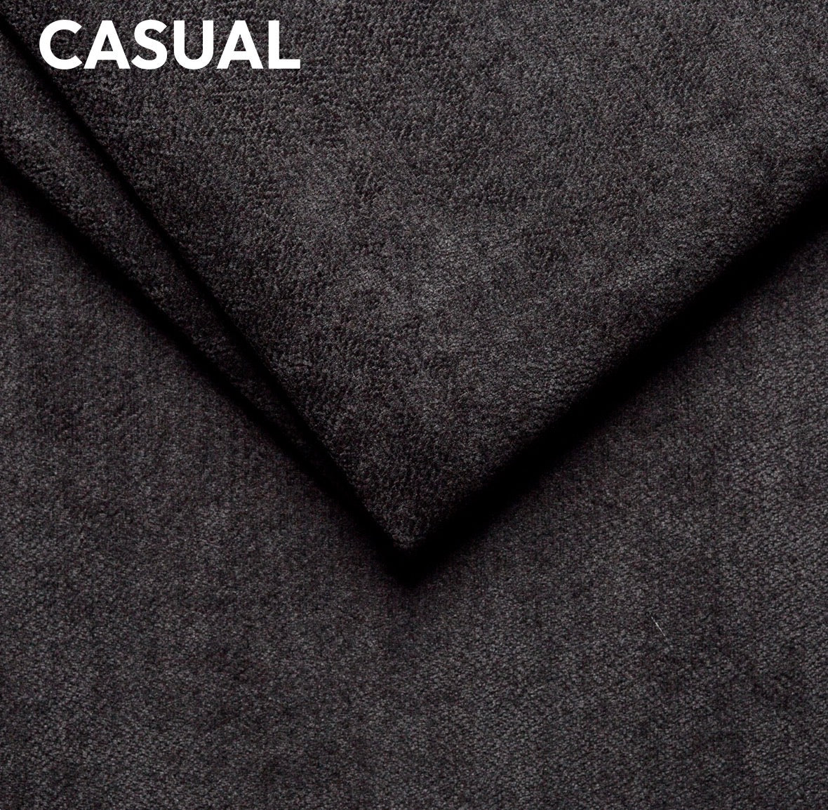 Alaya Storage U Shape Sofabed - Black – black Casual fabric close-up