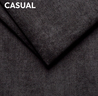 Alaya Storage U Shape Sofabed - Black – black Casual fabric close-up