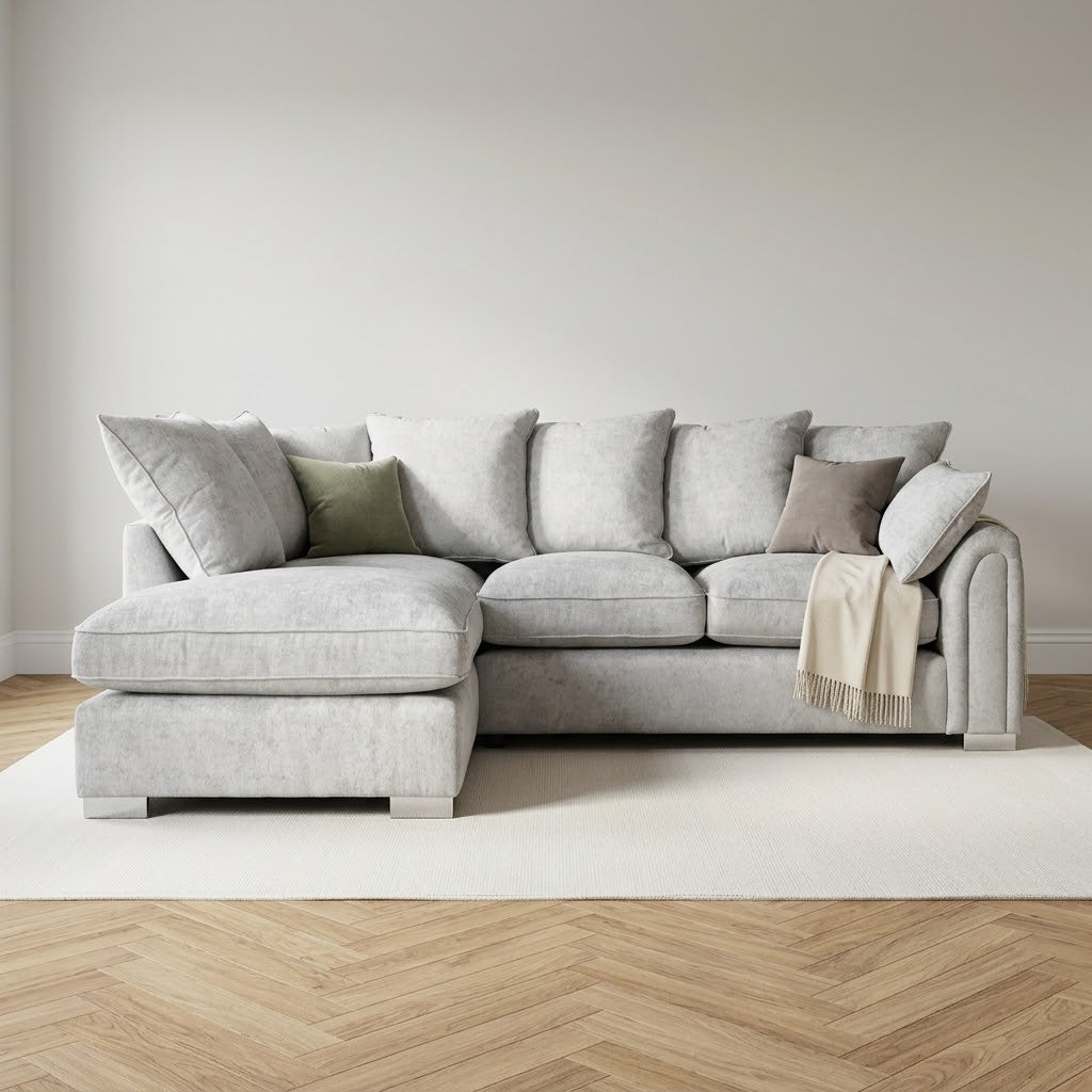 Chiswick Chaise Corner Sofa With Free Footstool - main image