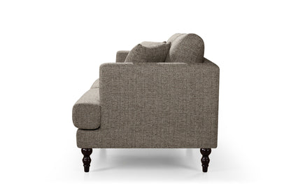 Ravello 2 Seater Sofa - Cocoa Brown Chenille - Image 4