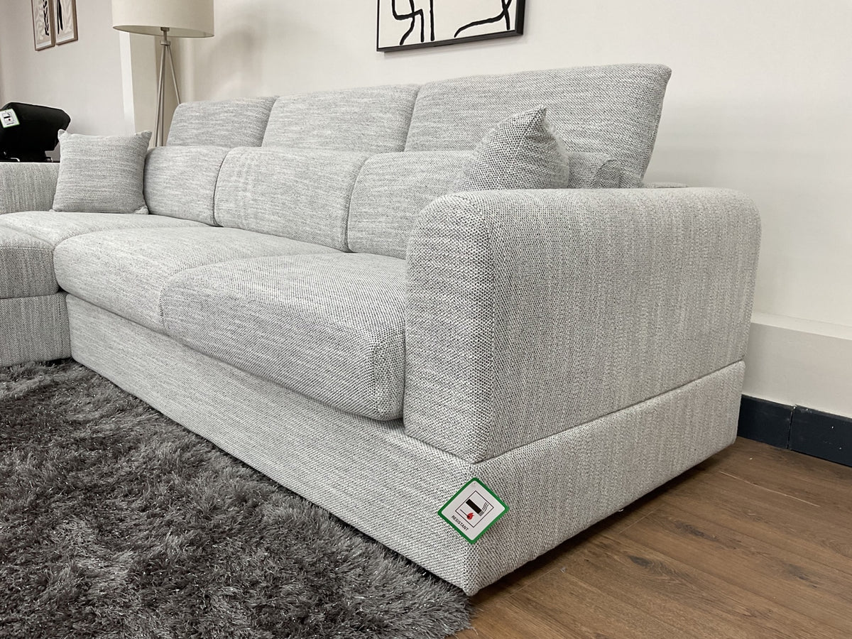 Dexter supportive back cushions and upholstered arm detail
