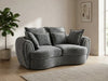 Dorchester charcoal chenille 2 seater sofa