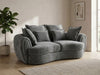 Dorchester charcoal chenille 3 seater sofa