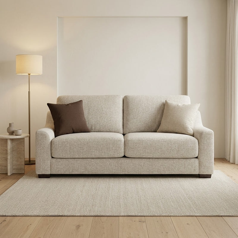 Douglas Beige 3 Seater Sofa