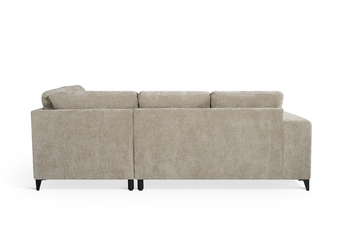 Elara Beige Chenille 2C1 Right Hand Corner Sofa Bed with Storage – view 7
