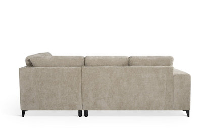 Elara Beige Chenille 2C1 Right Hand Corner Sofa Bed with Storage – view 7