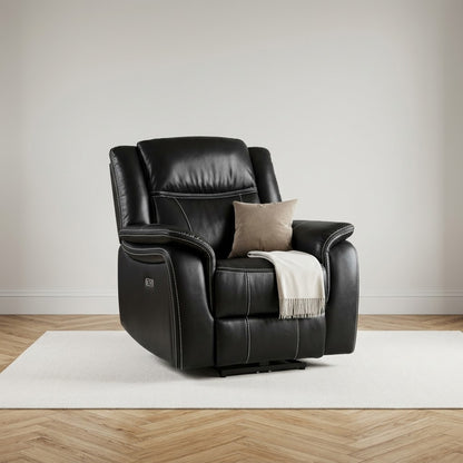 Galaxy Tech Recliner Leather Electric Armchair - main image