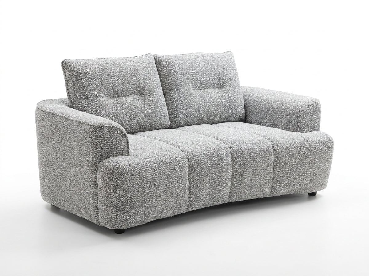 Cordova Grey 2 Seater Sofa Set