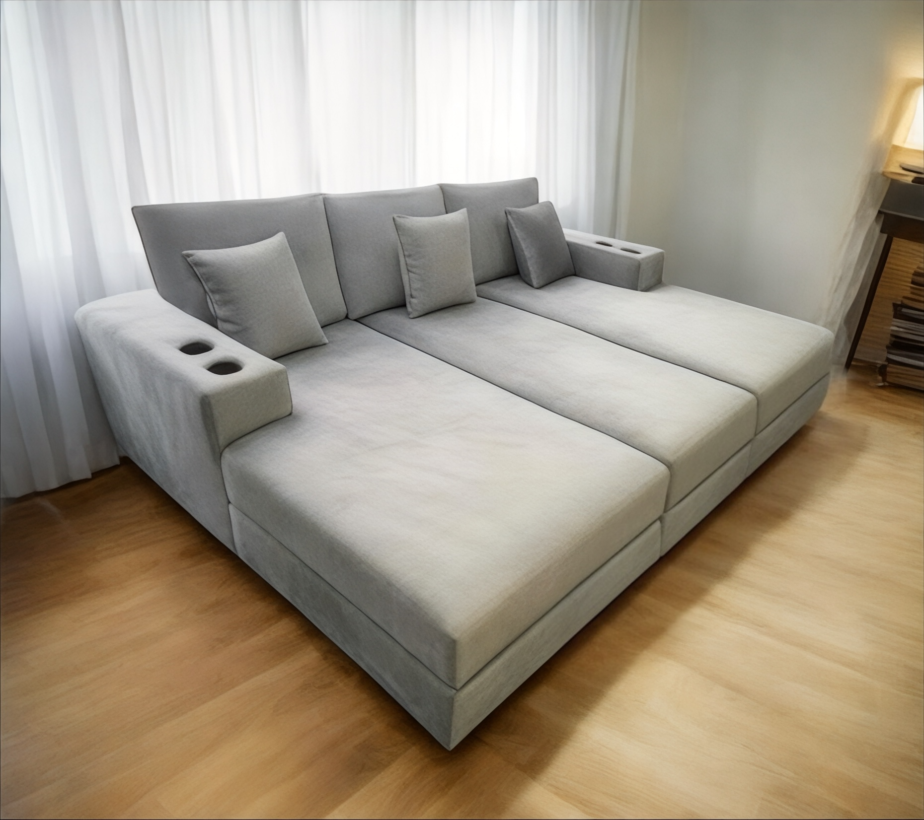 Home Cinema Sofa With Cupholders