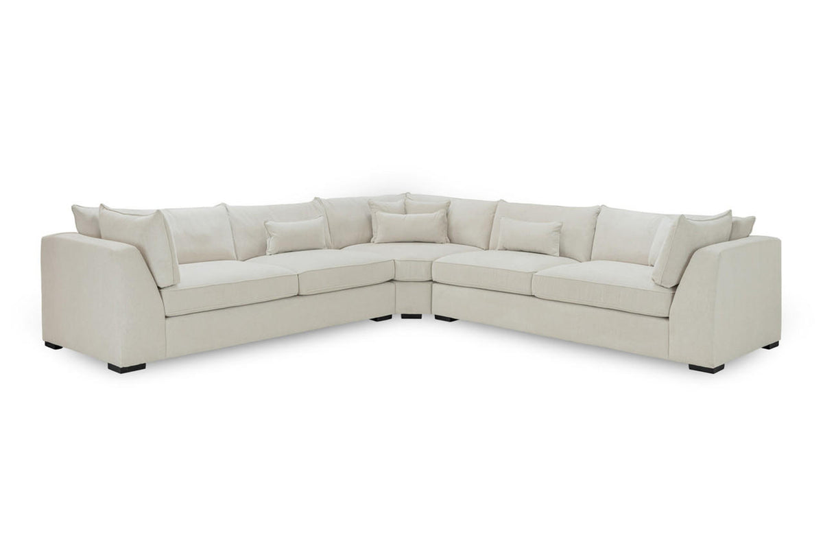 Monaco Stone Large Corner Sofa