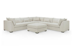 Monaco Stone Large Corner Sofa