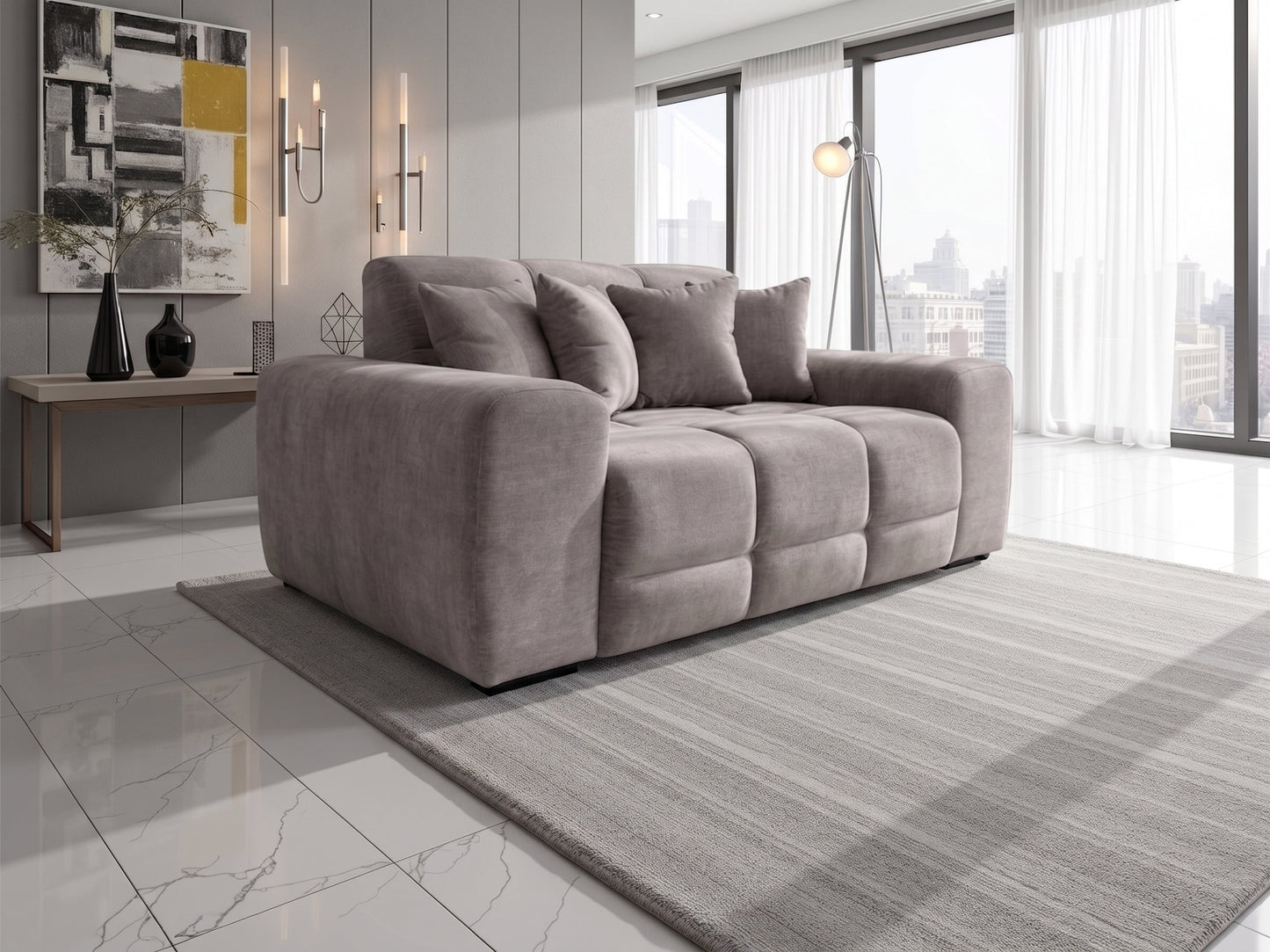 Jacob 2 Seater Sofa - Mocha