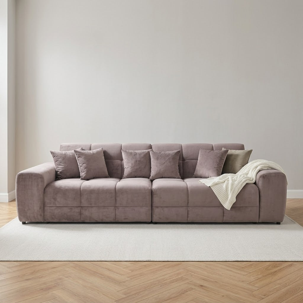 Jacob 4 Seater Sofa - Latte