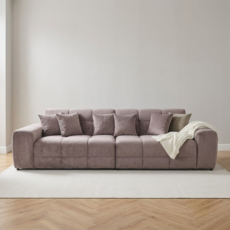 Jacob 4 Seater Sofa - Latte