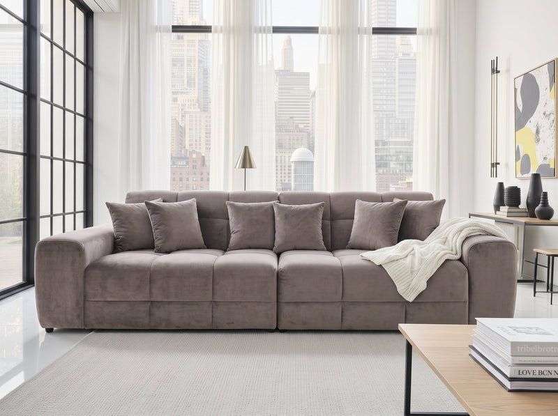 Jacob 4 Seater Sofa - Mocha