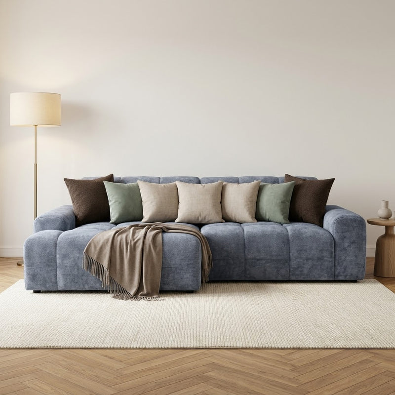 Jacob Sofa Grey Left Hand Facing Corner