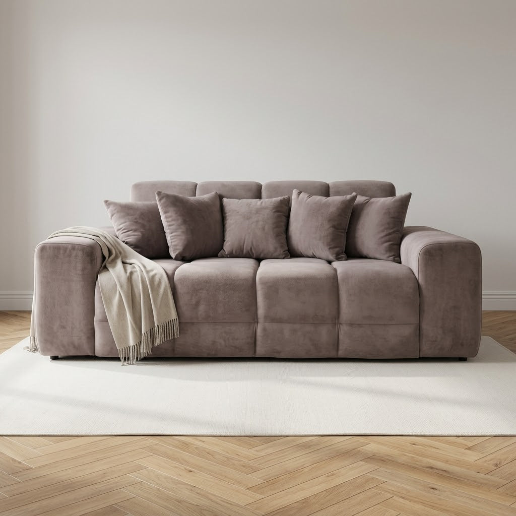 Jacob 3 Seater Sofa - Latte