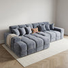 Jacob Sofa Grey Left Hand Facing Corner — main lifestyle image
