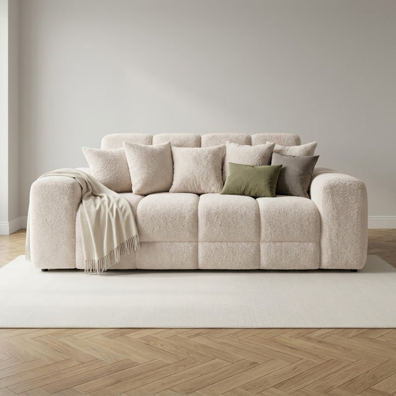Jacob 3 Seater Sofa - Plush Cream