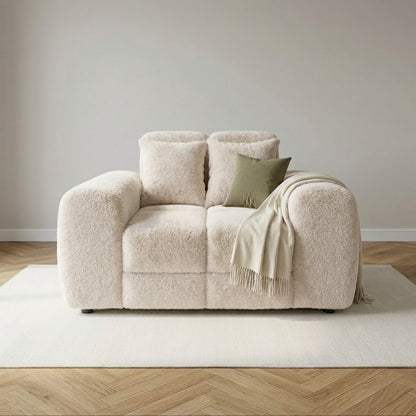 Jacob Armchair - Plush Cream - Sorisso fabric colour visualisation