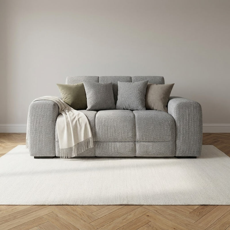 Jacob 2 Seater Sofa - Plush Grey