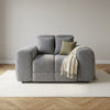 Jacob Armchair - Plush Grey - Sorisso fabric colour visualisation