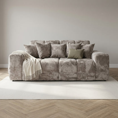 Jacob 3 Seater Sofa - Plush Mocha