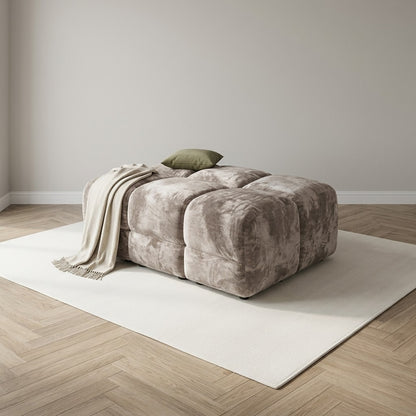 Jacob Footstool - Plush Mocha