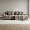 Jacob Sofa Plush Mocha Right Hand Facing Corner