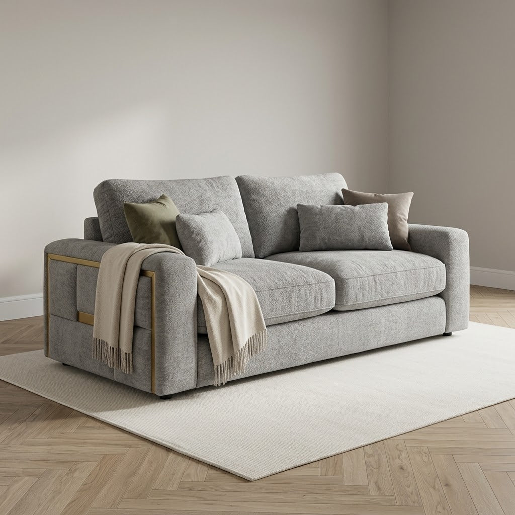 Jupiter 3 Seater Sofa - Grey