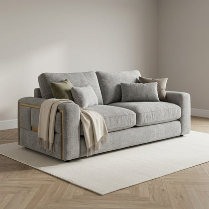 Jupiter 3 Seater Sofa - Grey