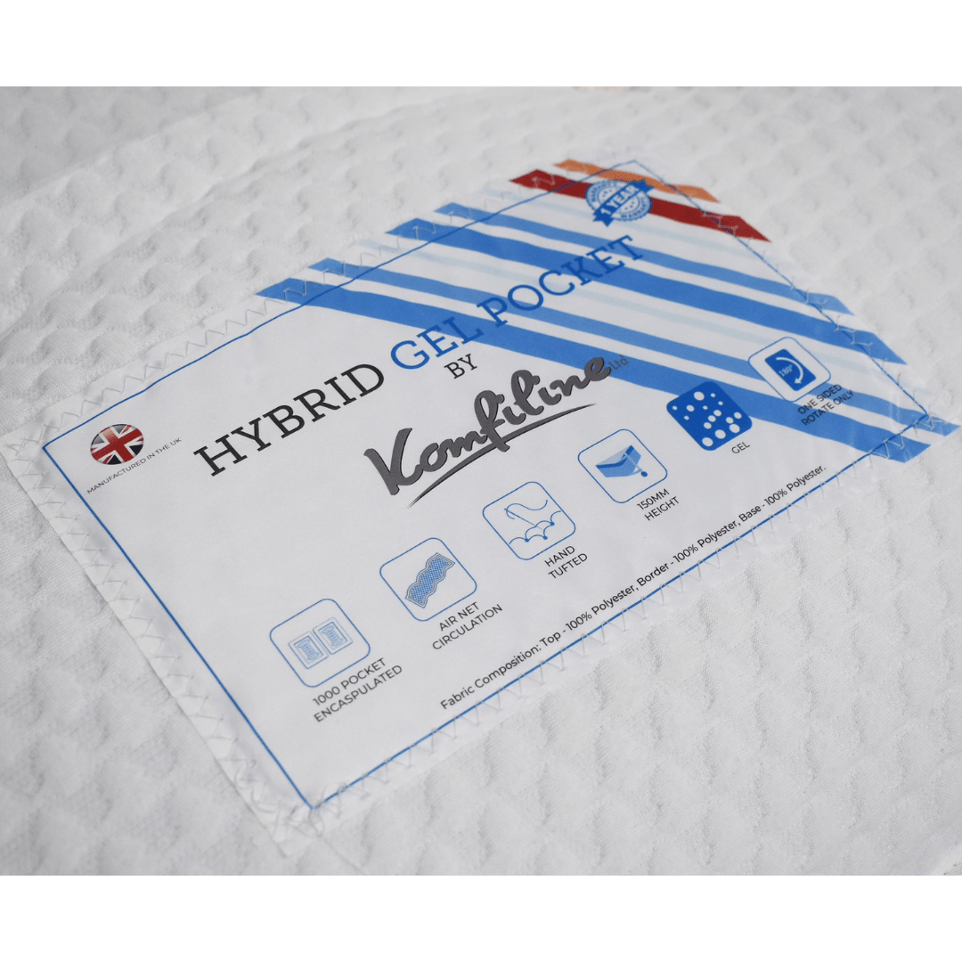 Hybrid Cool Gel Pocket 1000 Mattress - Medium — additional product image 2