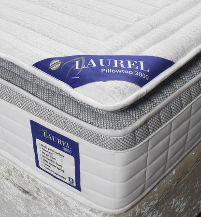Laurel 3000 Pocket Sprung Memory Gel Pillow Top Mattress — image 1