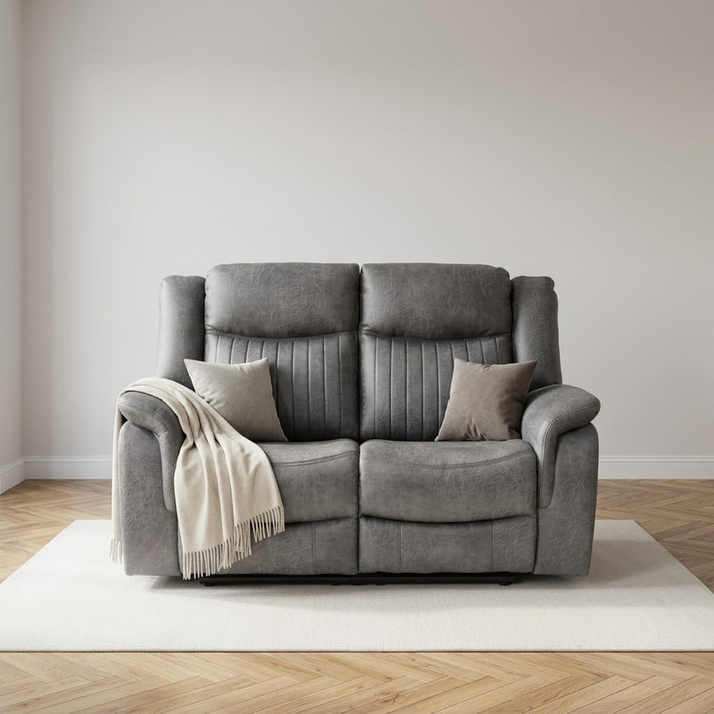Leon Electric Recliner 2 Seater - Grey